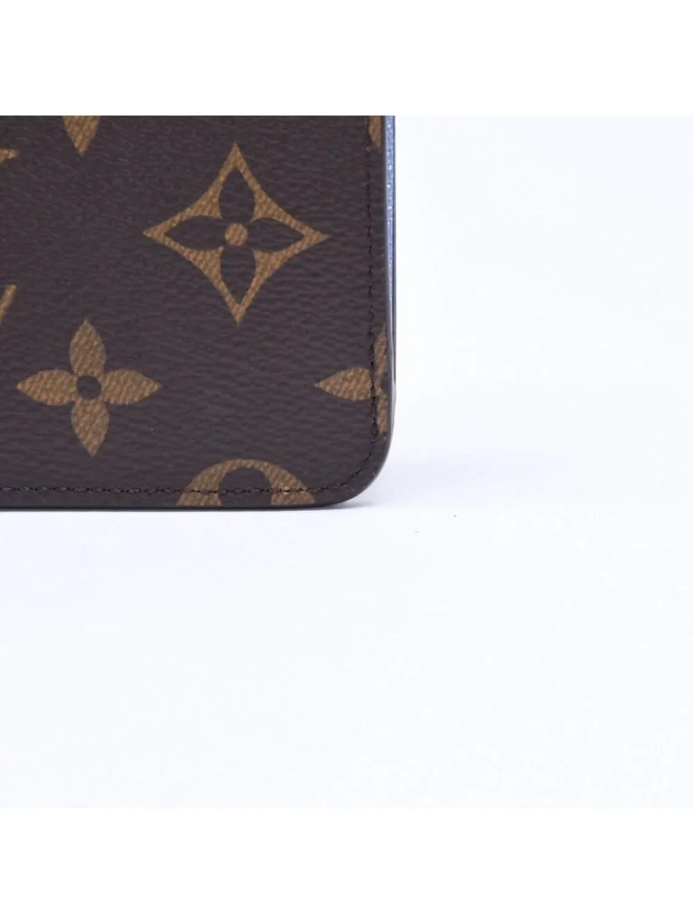 Louis Vuitton Card Case Romy Coin Purse Monogram Blue Frost